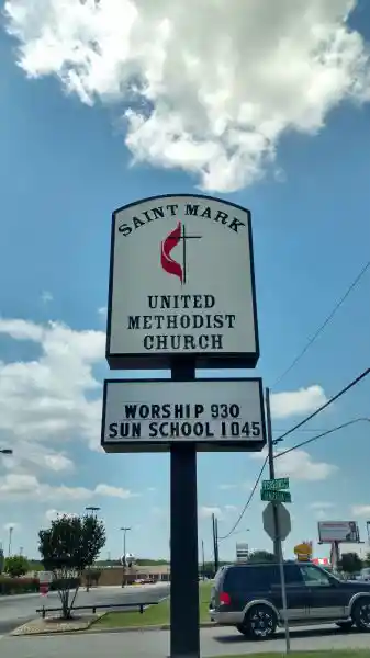 Cross and flame, the official symbol of the United Methodist Church